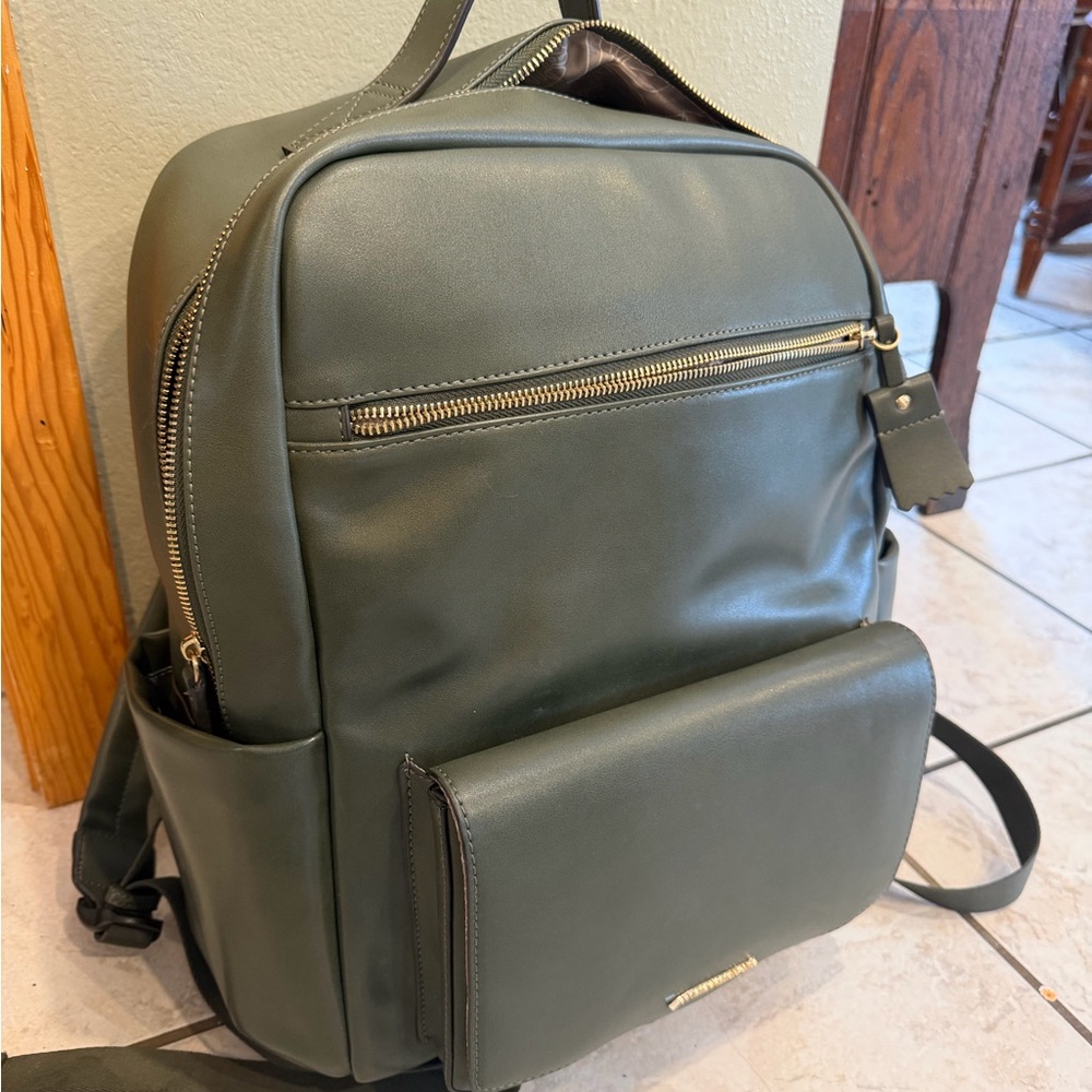 Everyday Olive Green Baby Backpack Bag